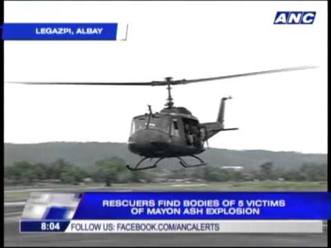 Bodies of 5 Mayon trekkers found; retrieval ops underway