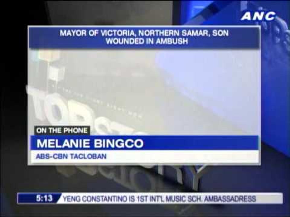 Town mayor, son wounded in ambush