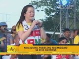 Kris campaigns for Grace, Chiz in Tacloban