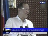 PNoy meets with labor leaders in Malacanang