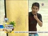 Atom Araullo tries surfing in Boracay resort's 'tsunami pool'