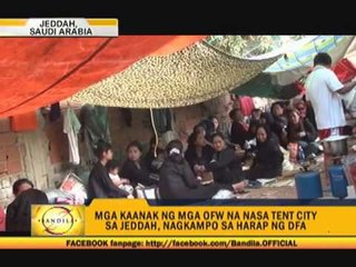 Download Video: Saudi OFWs' kin hold camp outside DFA