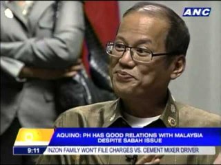 Скачать видео: PH ties with Malaysia healthy, says PNoy