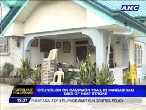 Councilor in Pangasinan dies of heat stroke