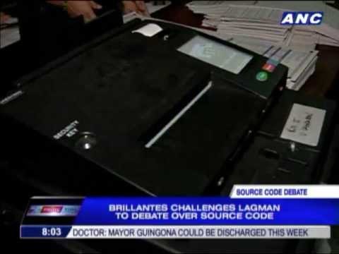 Brillantes dares Lagman to debate over source code
