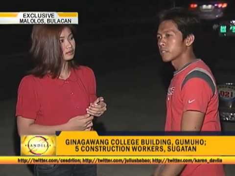 5 hurt in Malolos building collapse