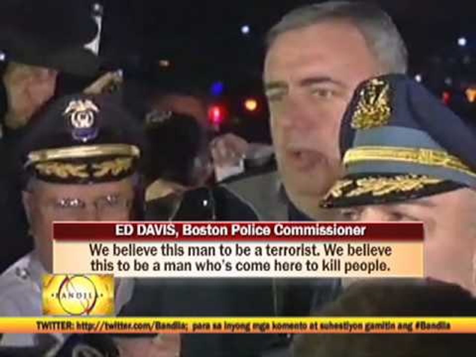 Boston on lockdown amid hunt for blast suspect