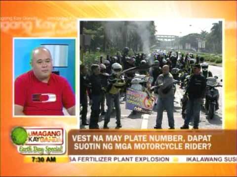 Punto por Punto: Vest na may plate number, dapat suotin ng mga motorcycle rider?