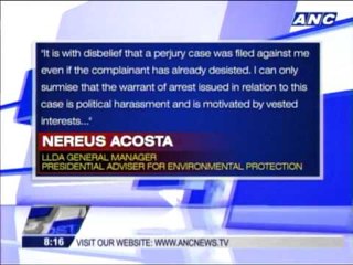 Acosta says perjury charge is harassment