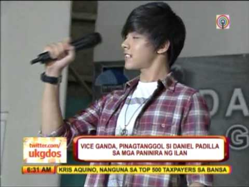 Vice defends Daniel Padilla against critics