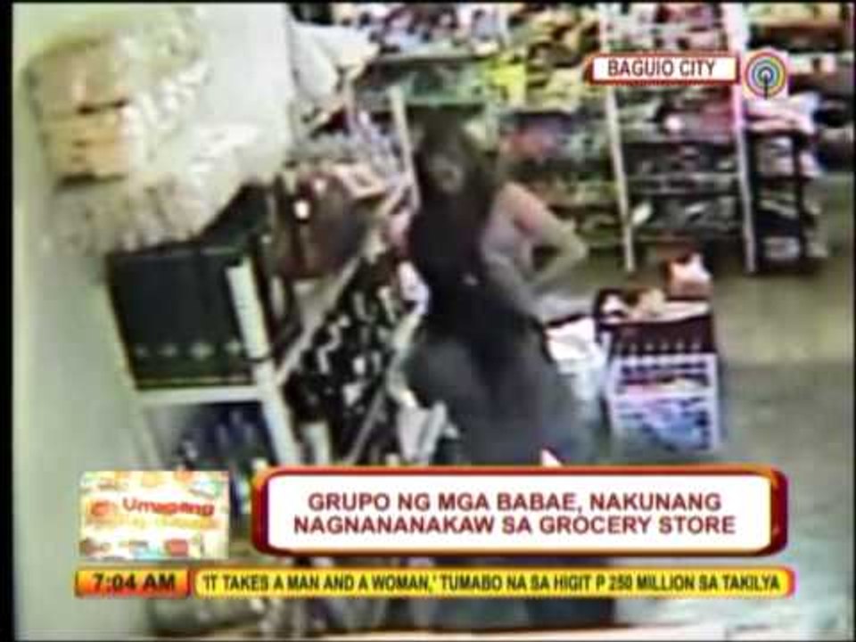 Caught on cam: Thieves steal liquor in Baguio store
