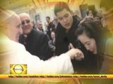 Pope Francis blesses Kris, sons