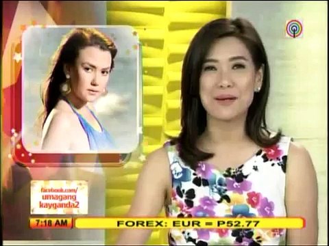 Angelica watches John Lloyd-Sarah film