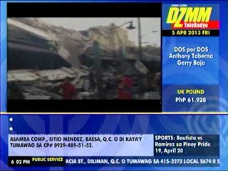 Part of Grand Central mall in Monumento falls