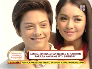 Kathryn gets designer bag from Daniel