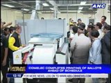 Printing of ballots completed ahead of schedule