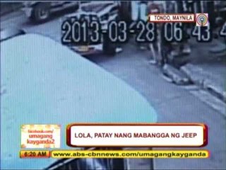 Caught on cam: Jeep hits grandma in Tondo