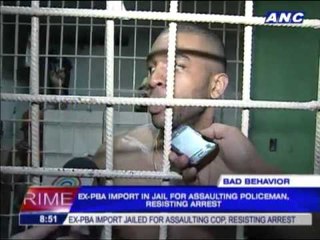 Bad behavior lands PBA import in jail
