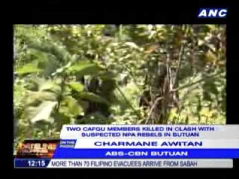 Suspected rebels kill 2 militiamen