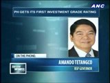 Tetangco: Investment grade rating will boost stock market