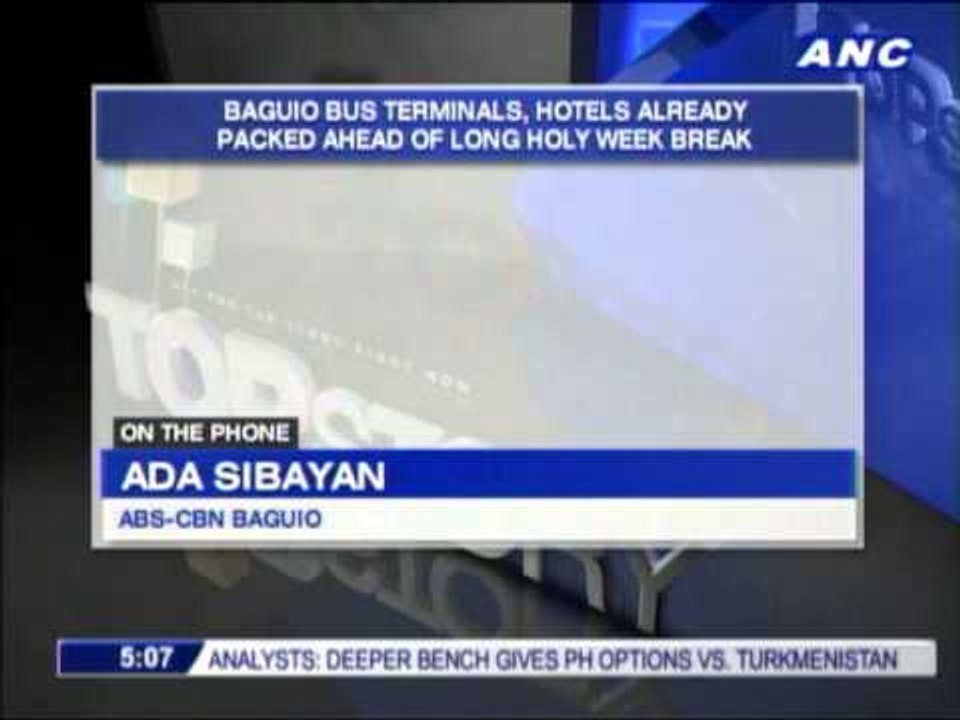 Baguio hotels packed for long break