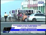 Passengers flock to Batangas port for Holy Week