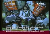CHINA SPACECRAFT 中国宇宙飞船  SHENZHOU 10 DOCKS WITH SPACE LAB CCTV News   CNTV English
