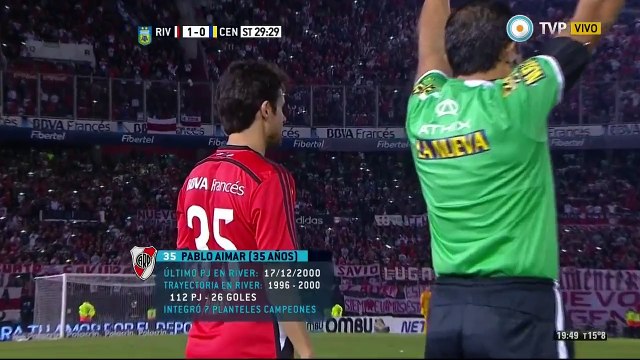 Pablo Aimar jugó con River Plate tras 15 temporadas y un año de inactividad