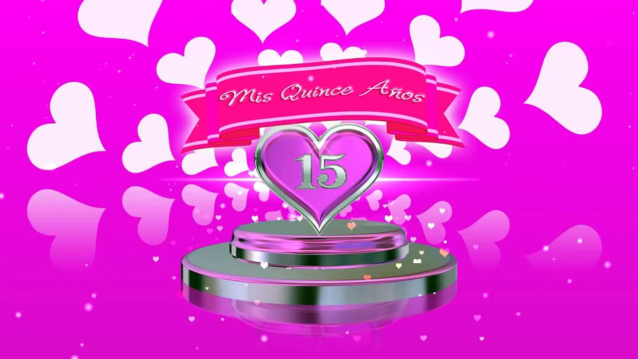 Fifteen Hearts -- Quinceañeras Pack 1 - Fondos de video para 15 años