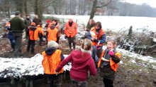 Chasse-reseau : journée découverte pour les enfants à l'amicale des chasseurs de Monthermé.