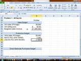Video 2 - Operating Budgets - Prob. 1A,B,C