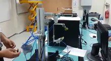 Working of a 3 axis robotic arm with PLC programming