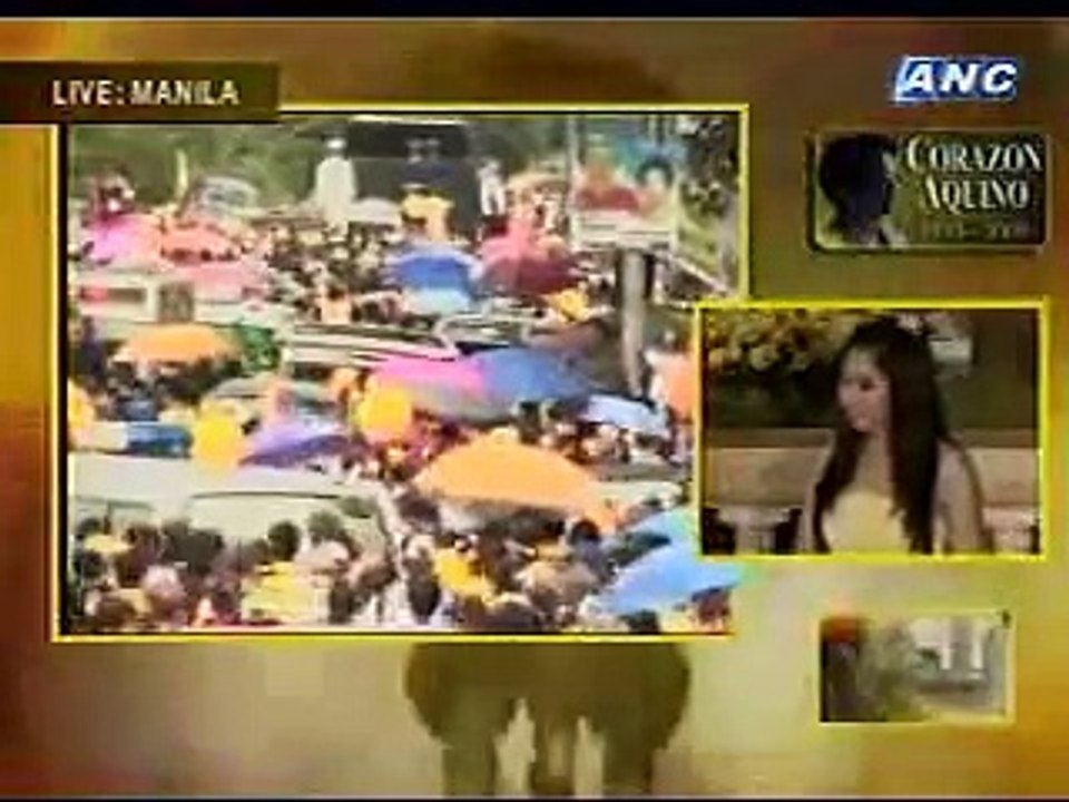 Cory Aquino Funeral: SARAH GERONIMO sings Magkaisa
