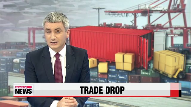 Korea's exports drop 10.9% on-year in May, biggest fall since August 2009