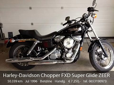 Harley Davidson Chopper FXD Super Glide ZEER NETTE MOTOR