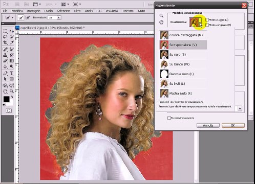 Photoshop tutorial - Perfect hair selection with refine edge and masks - English subtitles
