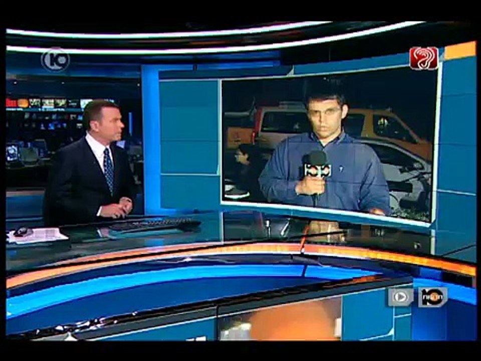 מכות באמצע שידור חי בחדשות ערוץ 10!