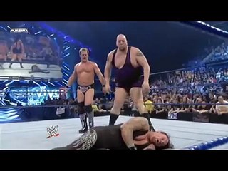 Kane saves The Undertaker from Big Show and Chris Jericho WWE SmackDown 14-05-2015