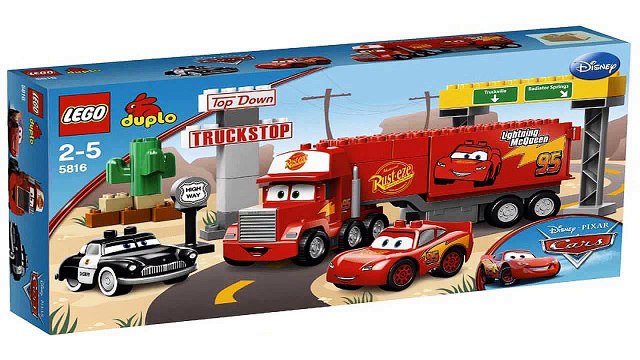 Disney Pixar Cars Lego Duplo Big Bentley Playset Lightning McQueen Mater Batman Joker Finn