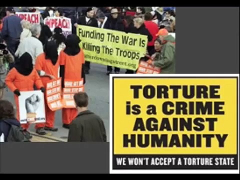 WORLD CAN'T WAIT WATERBOARDING DEMONSTRATION