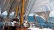 Lake Superior Tall Ship Sailing Race Finish at Whitefish Point