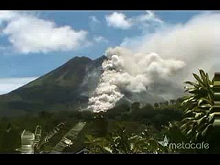 UFO Investigating Volcano