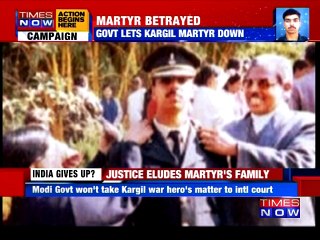 Government lets Kargil martyr down