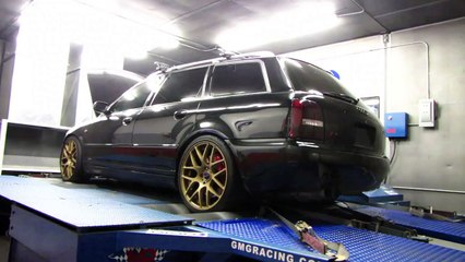 My RS6 Turbo'd Audi B5 S4 Avant on the dyno - 466 awhp/474 ft-lbs tq!