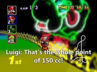 Mario Kart 64 Bloopers: Mario VS Captain Falcon