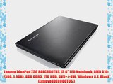Lenovo IdeaPad Z50 80EC000TUS 15.6 LED Notebook AMD A10-7300 1.9GHz 8GB DDR3 1TB HDD DVD /-RW