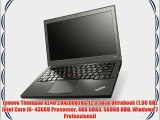 Lenovo Thinkpad X240 20AL008YUS 12.5-Inch Ultrabook (1.90 GHz Intel Core i5- 4300U Processor