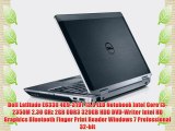 Dell Latitude E6330 469-3191 13.3 LED Notebook Intel Core i3-2350M 2.30 GHz 2GB DDR3 320GB