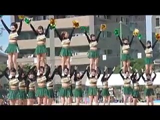 西南学院大学応援指導部チアリーダー＠西新校区親善体育祭