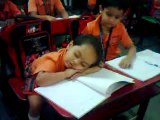 Kid sleeping Off in Classroom!